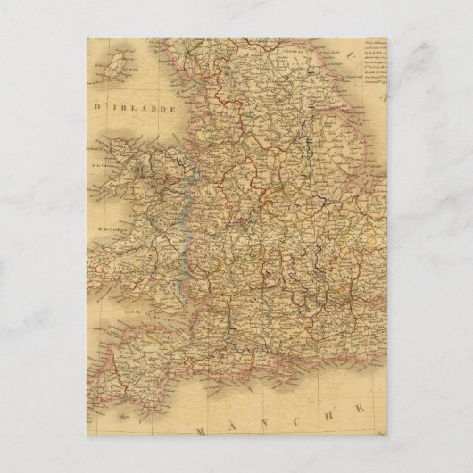 Postale Carte de l'anglais antique (Devant)
