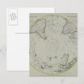 Postale Carte de l'Antarctique 2 (Devant / Derrière)