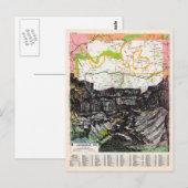 Postale Carte de l'Arizona (Devant / Derrière)