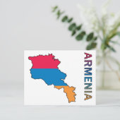 Postale Carte De L'Arménie (Debout devant)