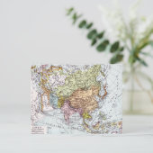 Postale Carte de l'Asie au XIXe siècle (Debout devant)
