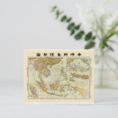 Postale Carte de l'Asie du Sud-Est (1936) (Debout devant)