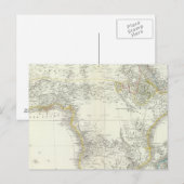 Postale Carte de l'Atlas africain (Devant / Derrière)