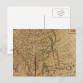 Postale Carte de l'Atlas asiatique (Devant / Derrière)
