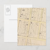 Postale Carte de l'Atlas de l'île de Rhode (Devant / Derrière)