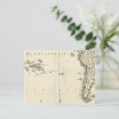 Postale Carte de l'Atlas de l'océan Pacifique (Debout devant)