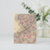 Postale Carte de l'Atlas du New Jersey (Debout devant)