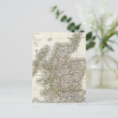 Postale Carte de l'Atlas écossais (Debout devant)