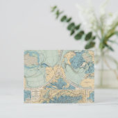 Postale Carte de l'Atlas Eisverbreitung (Debout devant)