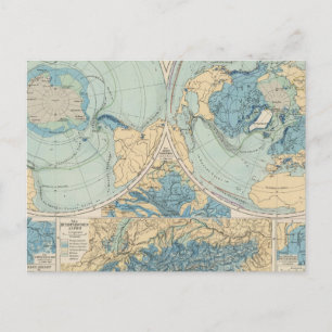 Postale Carte de l'Atlas Eisverbreitung