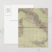 Postale Carte de l'Atlas italien (Devant / Derrière)