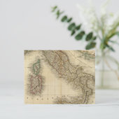 Postale Carte de l'Atlas italien (Debout devant)