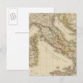 Postale Carte de l'Atlas Rome (Devant / Derrière)