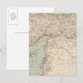 Postale Carte de l'Atlas turc (Devant / Derrière)