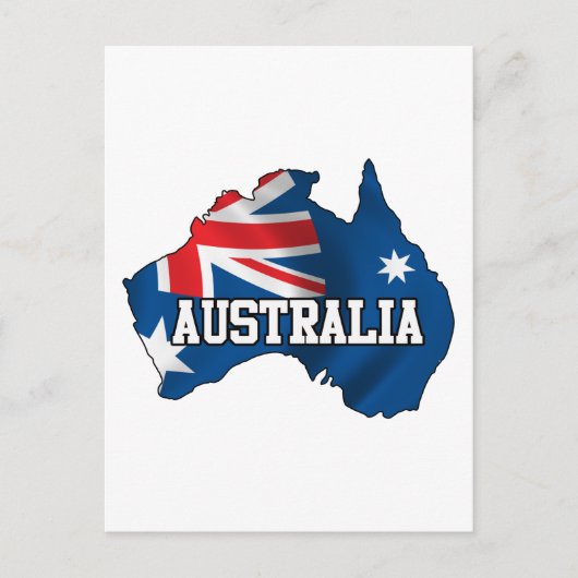 Postale Carte De L'Australie (Devant)