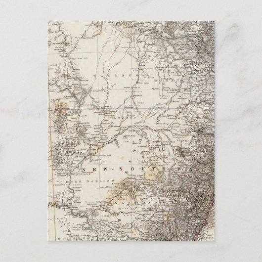 Postale Carte de l'Australie du Sud (Devant)