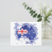 Postale Carte de l'eau de l'Australie (Debout devant)