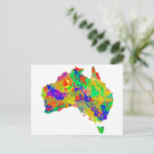 Postale Carte de l'eau de l'Australie (Debout devant)