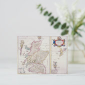 Postale Carte de l'Écosse, c.1700 (Debout devant)