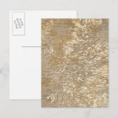 Postale Carte de l'Écosse par Arrowsmith (Devant / Derrière)