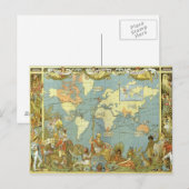 Postale Carte de l'Empire Britannique (Devant / Derrière)