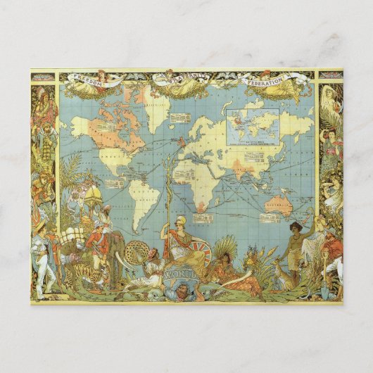 Postale Carte de l'Empire Britannique (Devant)