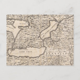 Postale Carte de l'Empire britannique en Amérique Feuille