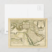 Postale Carte de l'Empire ottoman (1654) (Devant / Derrière)