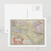 Postale Carte de l'Empire Turc, du Mercator 'Atla (Devant / Derrière)