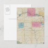 Postale Carte de l'est du Kansas (Devant / Derrière)