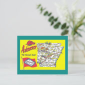 Postale Carte de l'État de l'Arkansas (Debout devant)