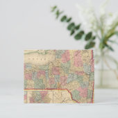 Postale Carte de l'État de New York par Mitchell (Debout devant)