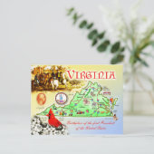 Postale Carte de l'État de Virginie (Debout devant)