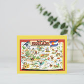 Postale Carte de l'État du Colorado (Debout devant)