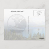 Postale Carte de l'État du Montana (Dos)