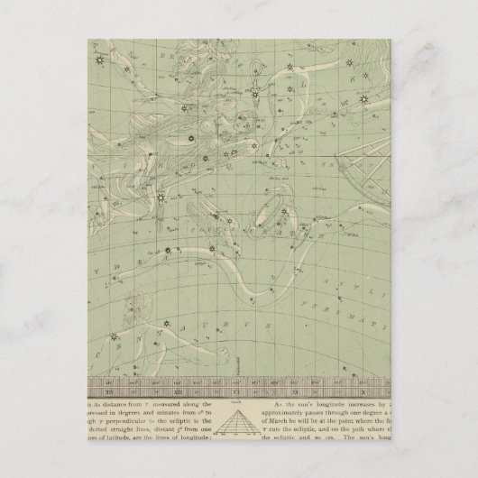 Postale Carte de l'étoile (Devant)