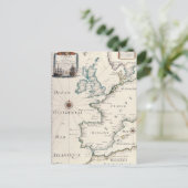 Postale Carte de l'Europe (Debout devant)