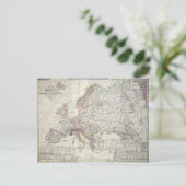 Postale Carte de l'Europe, 1841 (Debout devant)