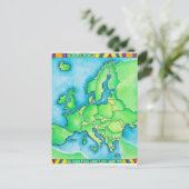 Postale Carte de l'Europe 3 (Debout devant)