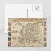 Postale Carte de l'Europe 6 (Devant / Derrière)