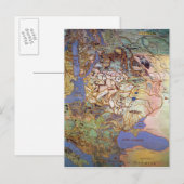 Postale Carte de l'Europe centrale (Devant / Derrière)