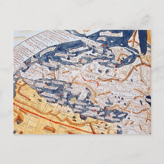 Postale Carte de l'Europe centrale, 1486 (Devant)