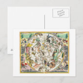 Postale Carte de l'hémisphère Sud, de 'The Celestia (Devant / Derrière)