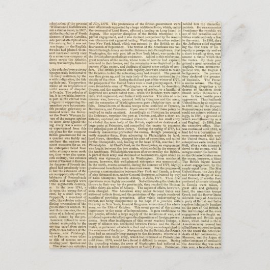 Postale Carte de l'histoire des États-Unis 2 (Devant)
