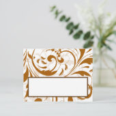Postale Carte de lieu écrite Damask Automne (Debout devant)