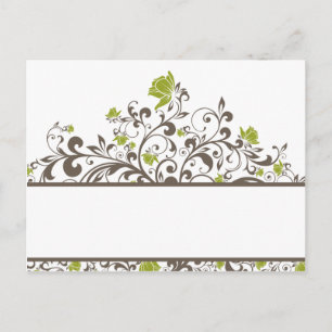 Postale Carte de lieu écrite Flore verte avec succursale