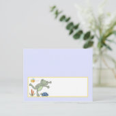 Postale Carte de lieu écrite Leap Frog Turtle Bee Dragonfl (Debout devant)