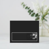 Postale Carte de lieu écrite Mis XV Argent Noir (Debout devant)