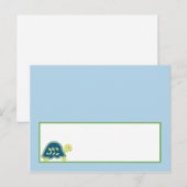 Postale Carte de lieu écrite Tortues bleues de mer (Devant / Derrière)