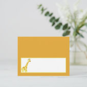 Postale Carte de lieu inscriptible Baby Jungle (Debout devant)